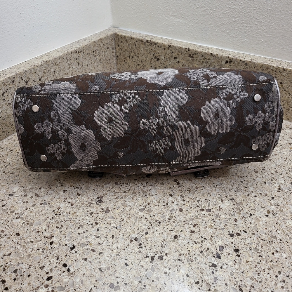 helen welsh brocade floral baguette bag - Picture 5 of 11